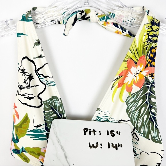 Vince Camuto women’s Island Life Monikini One Piece Swimsuit size 8 cutout - Picture 16 of 16